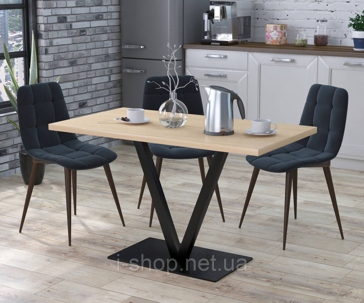 Стіл обідній Вінсент Loft Design Дуб Борас