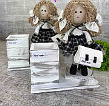 Лялька декоративна з органайзером /ящиком, фото 2