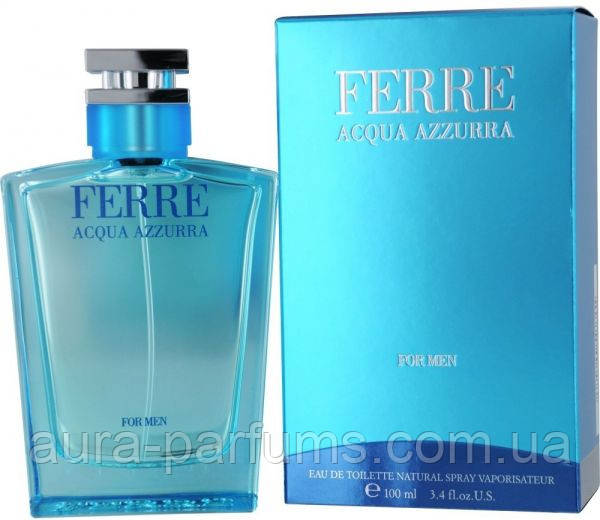 Чоловічі парфуми Gianfranco Ferre Acqua Azzurra Men Туалетна вода 100 ml/мл