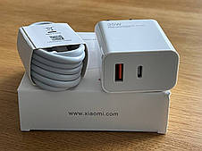 Зарядний пристрій для Xiaomi Mi Power Adapter 35W USB + Type C + Кабель Type C (MDY-11-EZ), фото 4