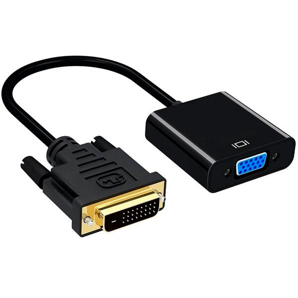 Переходник-конвертер DVI-D (M) - VGA (F) TRY PLUG черный - купить по ...