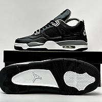 Кросівки жіночі Nike Air Jordan Retro 4 чорні (36-41) найк аір джордан ретро 4