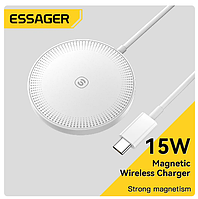 Essager 15W магнітний бездротовий зарядний пристрій Найкраща ціна + Подарунок + Супершвидке надсилання