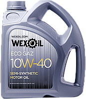 Моторное масло WEXOIL Eco gaz 10w40 5л API SM/CF