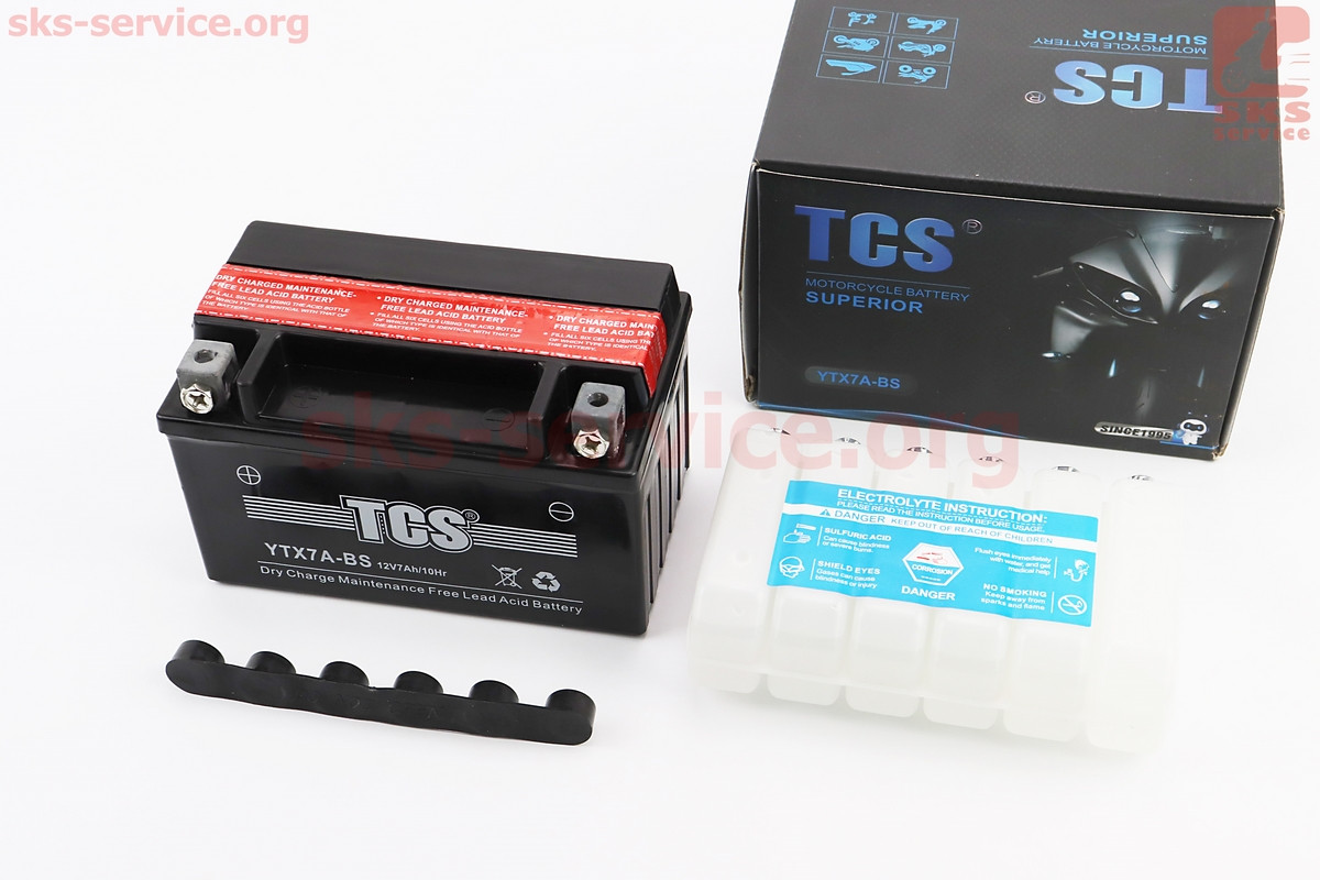 Акумулятор 12V7Ah YTX7A-BS кислотний (L150*W85*H95mm), від 6 шт. -3%