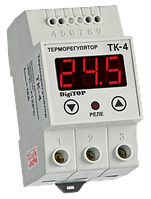 Цифровой терморегулятор одноканальный ТК-4тп