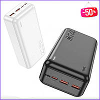Power Bank Hoco 30000 mAh 22.5W USB Type C, Потужний зовнішній акумулятор Повербанк із функцією швидкого заряджання
