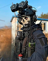 Военная тактическая маска-балаклава с черепом Ghost из игры Call of Duty | Military Tactic ВСУ