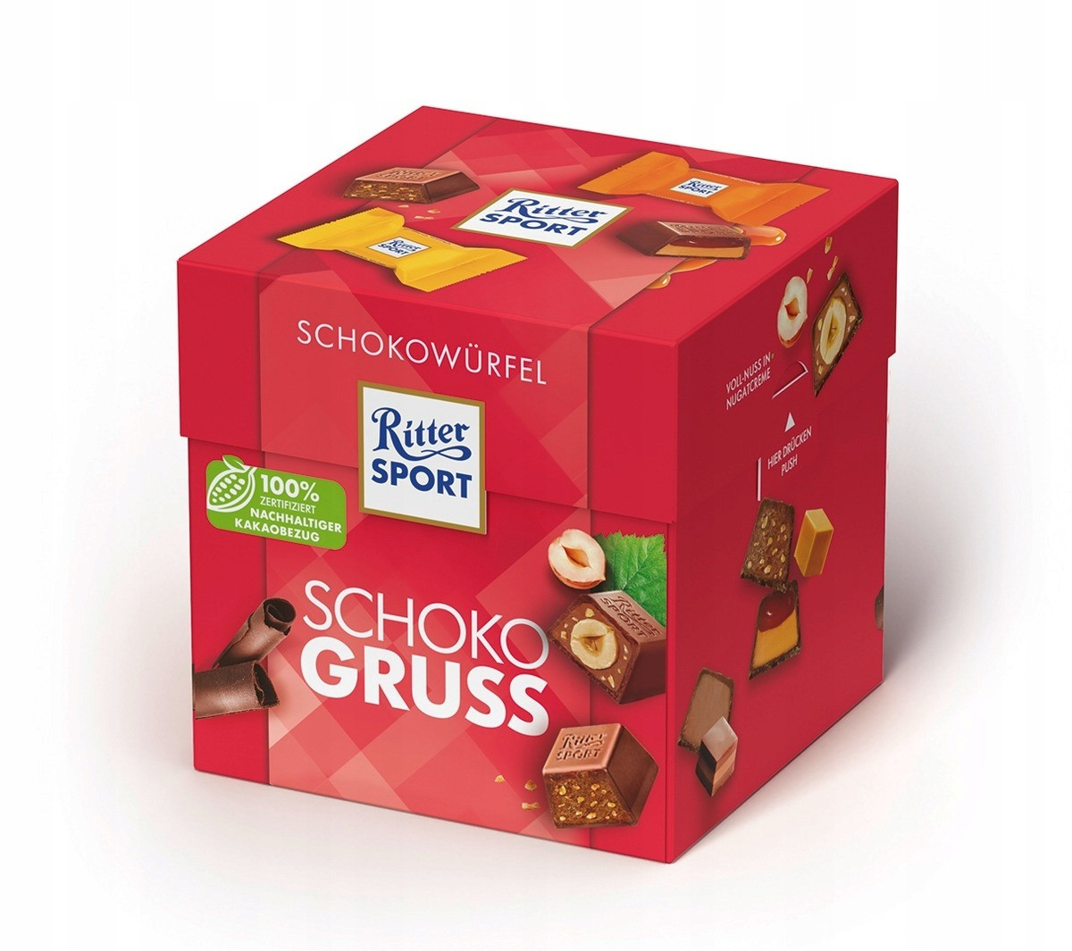 Набір Цукерок Ritter Sport Schokowürfel Schoko Gruss 176g, фото 1