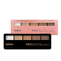 Палетка теней для век 5 оттенков Тopface Pro Palette, № 08