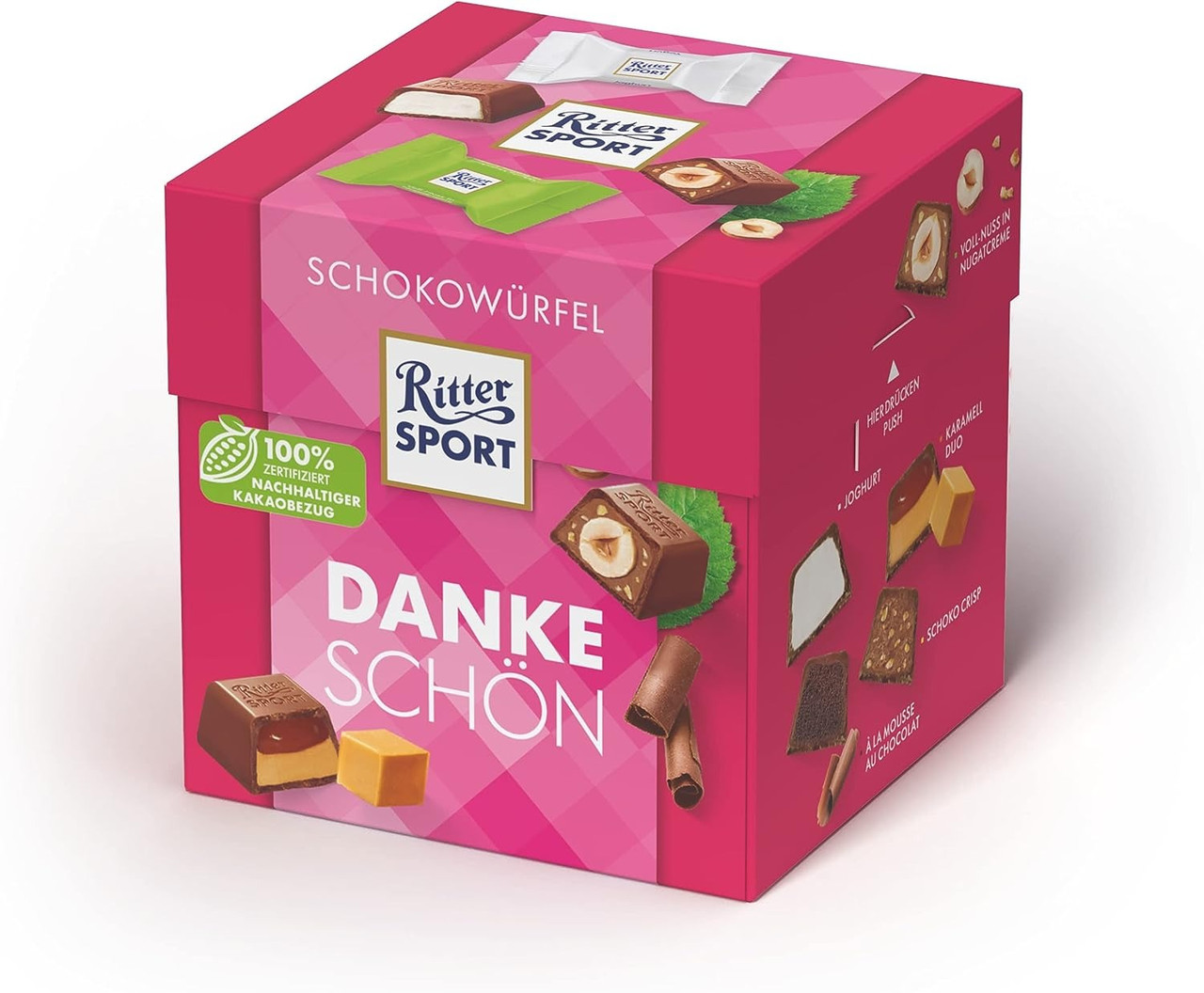 Набір Цукерок Ritter Sport Schokowürfel Dankeschön 176g, фото 1