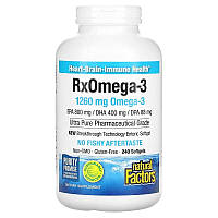 Омега-3 Natural Factors "Rx Omega-3" для сердечно-сосудистой системы, EPA 400 мг/DHA 200 мг (240 капсул)