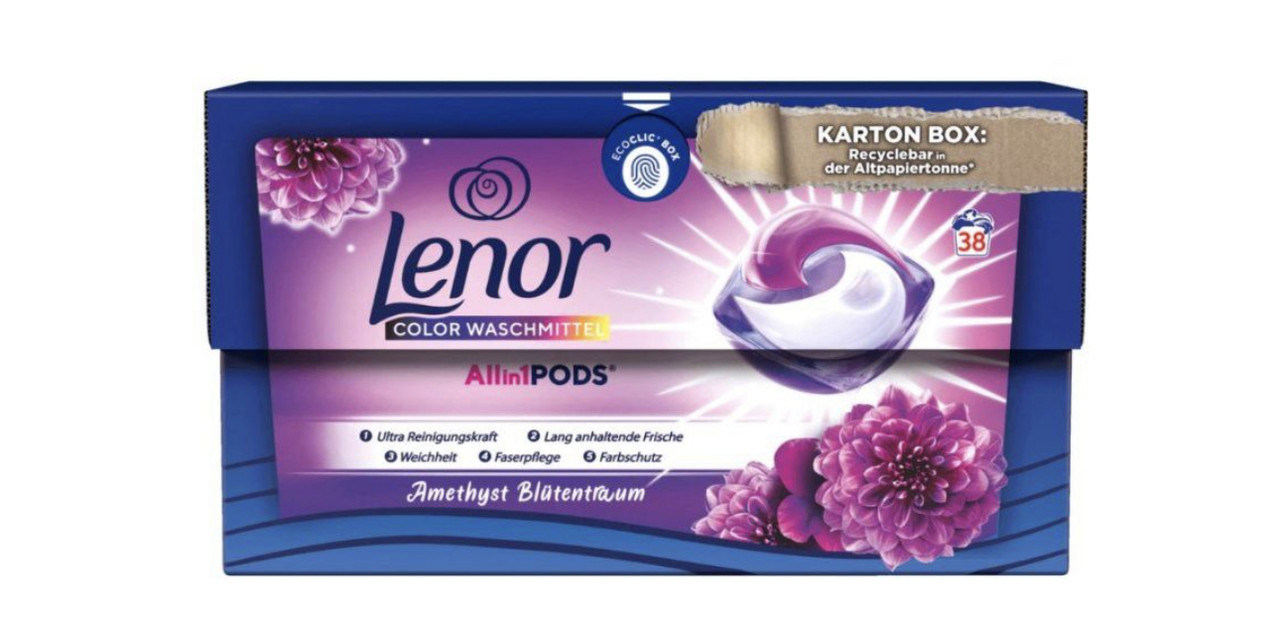 Капсули для прання кольорової білизни Ленор Lenor All in 1 Color (38 штук) - фото 1 - id-p1914404363