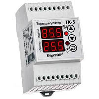 Цифровий терморегулятор двоканальний ТК-5 ( 0...+90 С;)