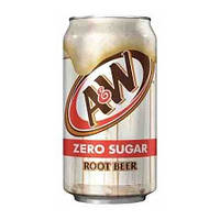 Газировка A&W Root Beer Zero Sugar 355 ml