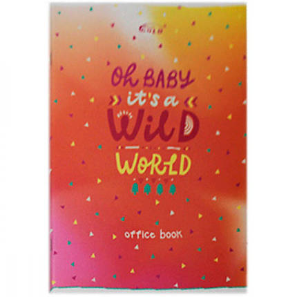 Книга канцелярська A4, 96 арк. клітинка, м. обк. "Бріск" / Wild world, фото 1