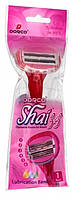 Жіночий станок для гоління DORCO SHAI 3+3 1шт.
