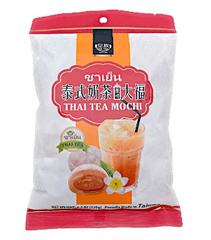 Моті зі смаком тайського чаю Thai Tea Mochi 120g