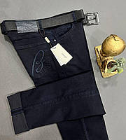 Мужские джинсы Brioni CK6502 темно-синие