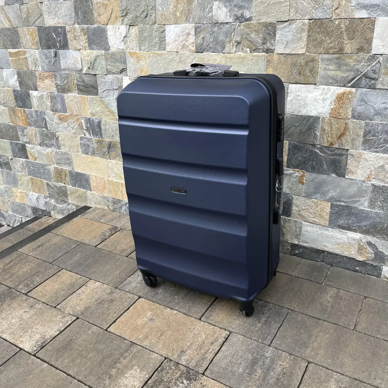 Валіза дорожня велика АБС пластик Wings AT L синя, фото 1