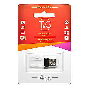 Флеш-накопичувач USB 4GB T&G 010 Shorty Series