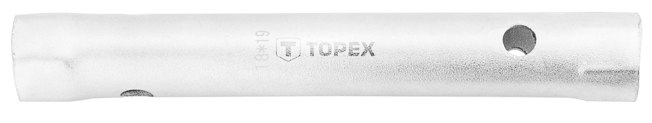 Topex Ключ торцевий, трубчастий, двосторонній, 18х19 мм, 160 мм  Baumar - Знак Якості