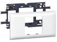 Legrand DLP cуппорт Mosaic (2 модуля) для кабель- каналов с крышкой ...