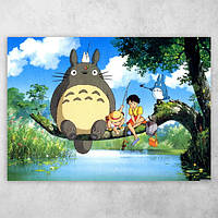 Аніме плакат постер "Мій сусід Тоторо / My Neighbor Totoro" №3