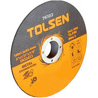 Диск отрезной по металлу и нержавеющей стали Tolsen Tools 125х1.2х22.2 мм