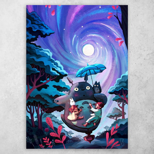 Аніме плакат постер "Мій сусід Тоторо / My Neighbor Totoro" №10, фото 1