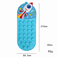 Пенал силиконовый Поп-ит "Ракета"