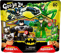 Фигурки Гуджитсу Heroes of Goo Jit Zu Licensed DC S2 - Versus PK - Metallic Бэтмен и Загадочник