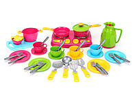 Набор игрушечной посуды ТехноК 38 предметов 3589