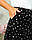 Літня спідниця у великий горох чорна, фото 10