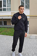 Мужской спортивный костюм Nike (Найк) осенний весенний черный | Комплект трикотажный весна осень лето