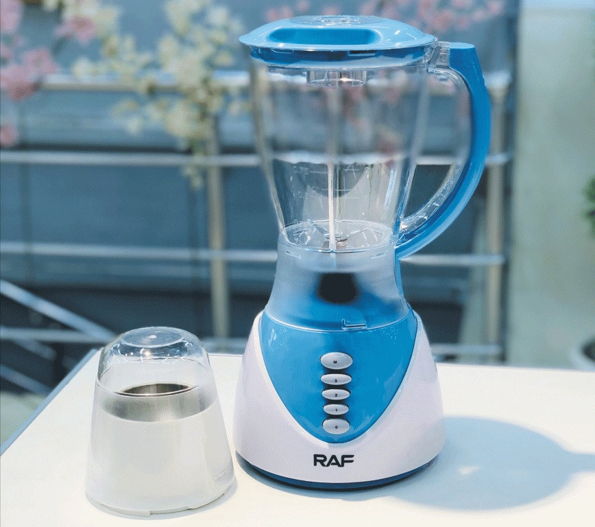 Блендер потужний Електричний шейкер з кавомолкою RAF R.2818 1.5L 450W