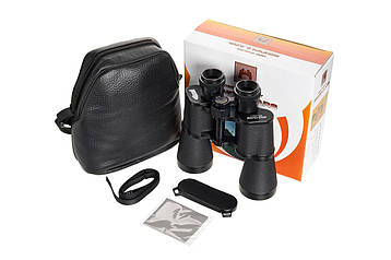 Бінокль для військових 12x45 БПЦ, тактичний бінокль, висока якість лінз та кожаний чохол, фото 2