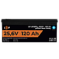 Акумулятор LP LiFePO4 25,6V - 120 Ah (3072Wh) (Smart BMS 100А) з BT пластик для ДБЖ, фото 3