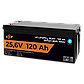 Акумулятор LP LiFePO4 25,6V - 120 Ah (3072Wh) (Smart BMS 100А) з BT пластик для ДБЖ, фото 4