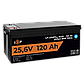 Акумулятор LP LiFePO4 25,6V - 120 Ah (3072Wh) (Smart BMS 100А) з BT пластик для ДБЖ, фото 5