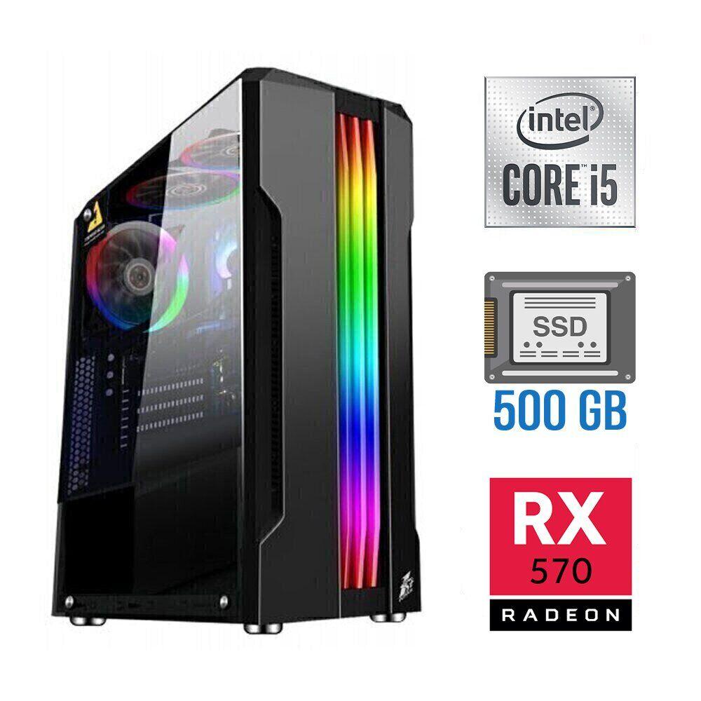 Ігровий ПК MT/ Core i5-10400F/ 16 GB RAM/ 500 GB SSD/ Radeon RX 570 4GB