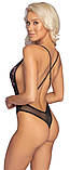 Боді з глибоким декольте "Body Embroidery" Kissable розмір S/M, фото 4