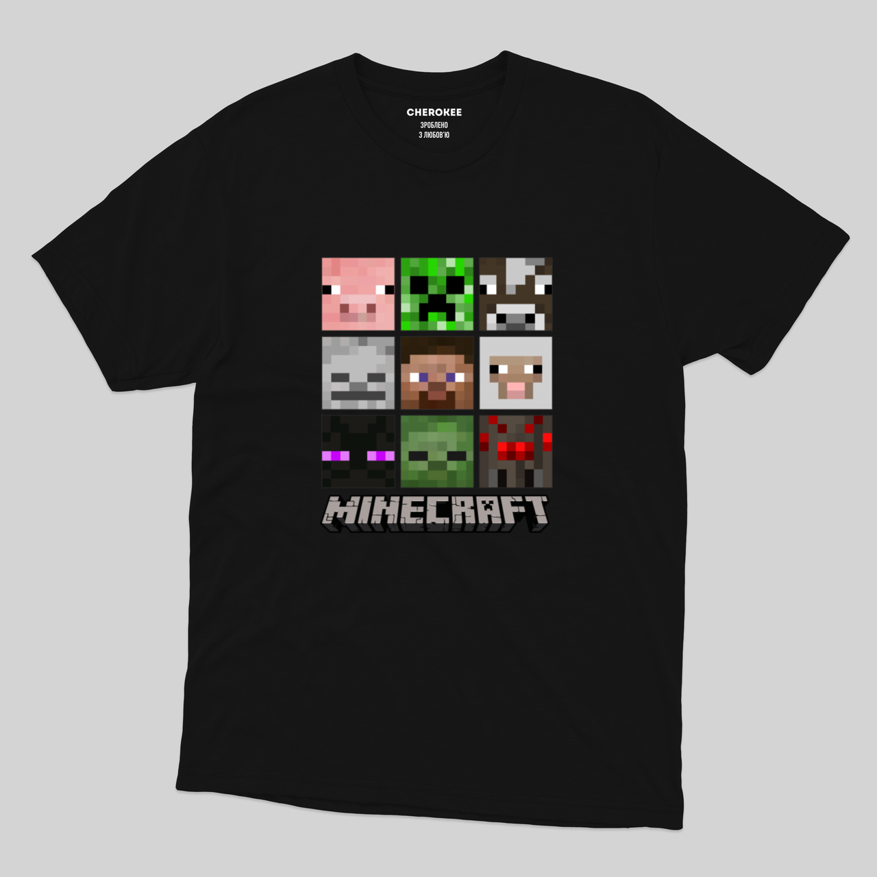 Футболка дитяча з прикольним принтом «Minecraft»