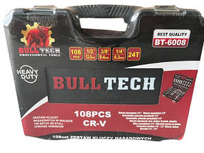 Набір інструментів 108 ел Bull Tech BT-6008, фото 3