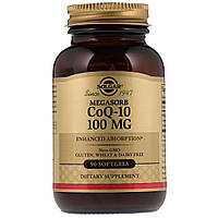 Коэнзим Q-10 (Megasorb CoQ-10), 100 mg, Solgar, 90 гелевых капсул