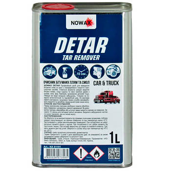 Очисник професійний бітумних плям і смол Nowax Detar Tar Remover 1 л (NX01191)