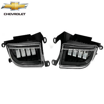 Протитуманні фари LED Chevrolet Lacetti 40W DRL Металевий корпус з кипленнями (GFLacetti)