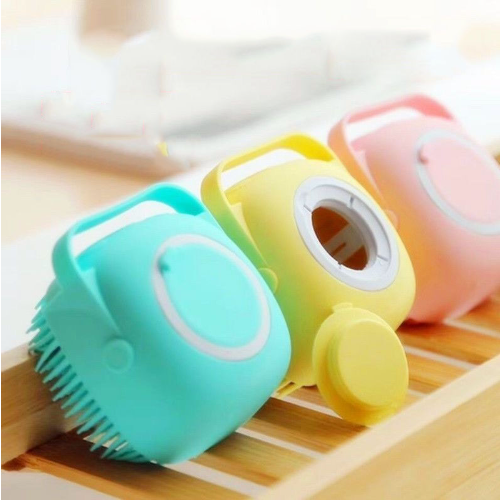 Универсальная силиконовая щетка для купания , мытья посуды, купания Silicone Massage Bath Brush - фото 1 - id-p1914587608