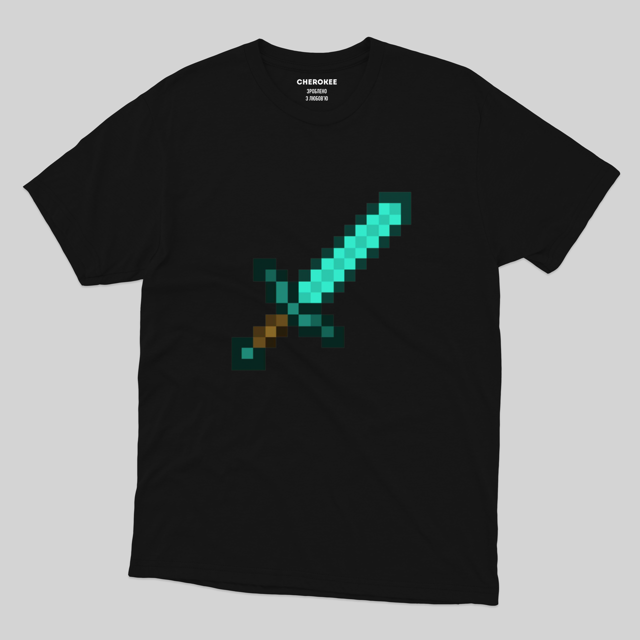 Футболка дитяча з прикольним принтом «MINECRAFT МЕЧ»