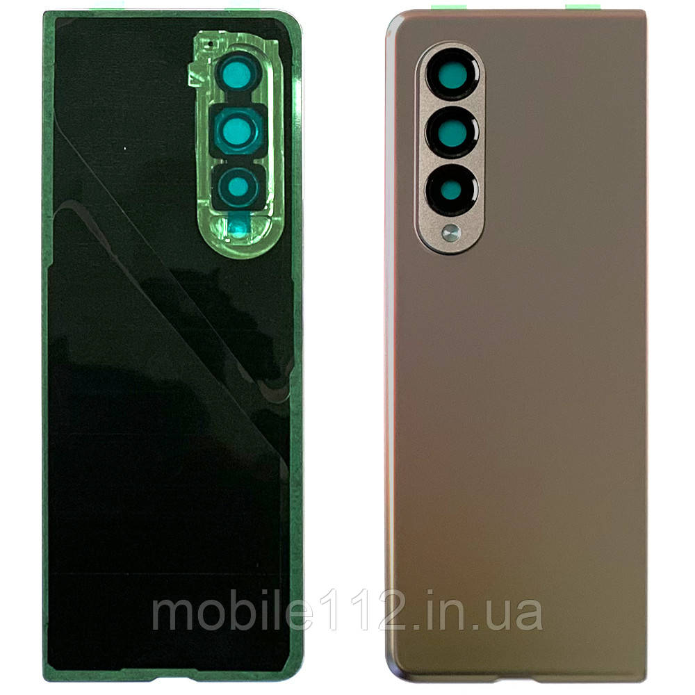 Задня кришка Samsung Galaxy Z Fold3 5G F926B (срібляста оригінал Китай зі склом камери), фото 1